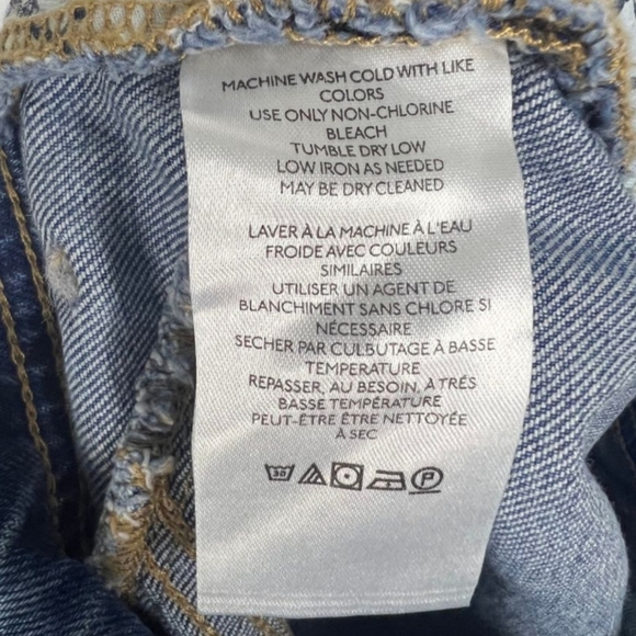 We The Free Camilla Overalls Slim Bootcut Denim Zip Front S - Picture 14 of 15